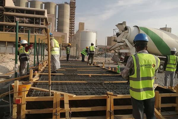 CONCRETING WORK AT JAFZA