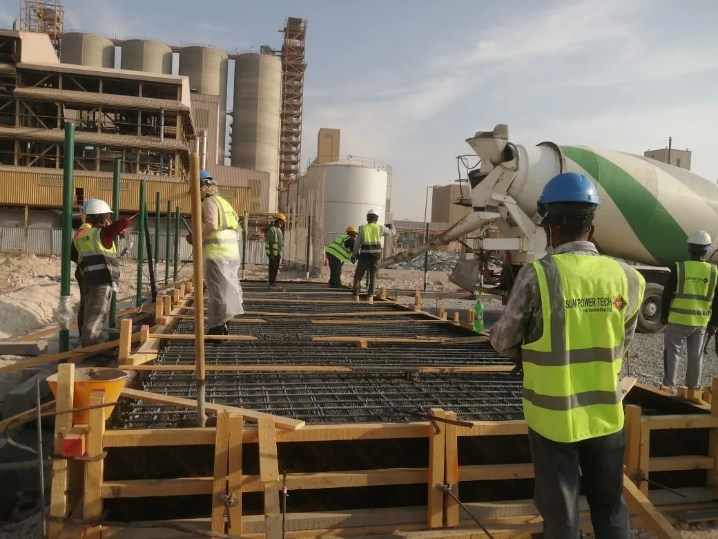 CONCRETING WORK AT JAFZA